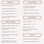 Gustare Oltrecucina menu