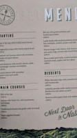 Stracta Bistro menu