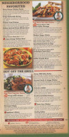 Applebee's Neighborhood Grill menu