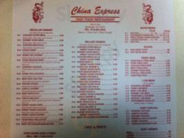 China Express menu