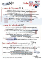 La Minoterie menu