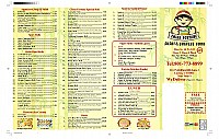 China Fortune menu