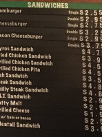 Kombs Beef menu