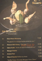 Basilic Thai menu