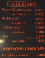 Saint Pierre Kebab menu