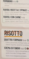 Vapiano Pasta Pizza menu