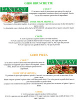 Fantasy Bruschetteria Pizzeria food