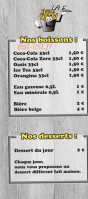 La Friterie menu