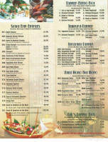 Mt.fuji Hibachi menu