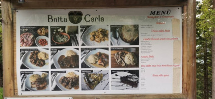 Baita Carla menu