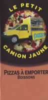 Le Petit Camion Jaune menu