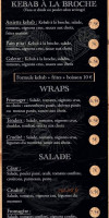 Au Petit Buns menu