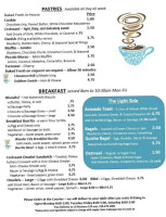 Wonder City Coffee Bistro menu