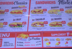 Le 15 Street menu