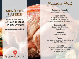 Feudo Marullo food