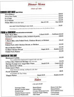 Ritchie's Market Place menu