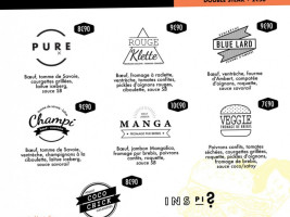 S.b Artisans Burger menu