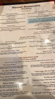 Nanuet Bar Restaurant menu