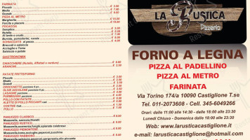 La Rustica menu