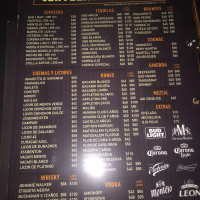 Lapa Lapa menu