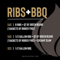 Scioto Ribber menu