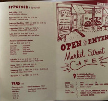 Market Street Cafe menu