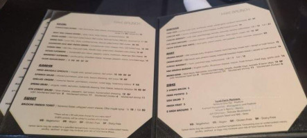 Hudson Essex menu