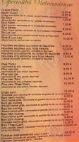 Viet Nam menu