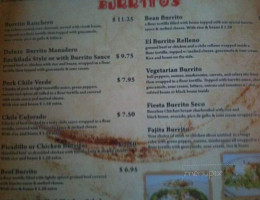 Mazatlan Restaurnat menu