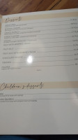 Ghiacci Cafe menu