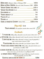 L'ecrin Aux Epices menu