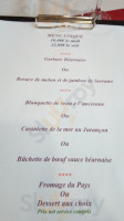 Richelieu menu