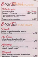 Ó Detour menu