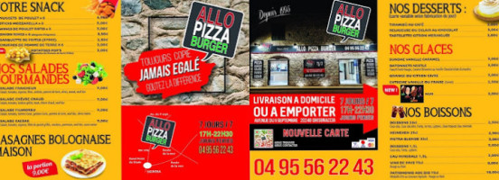 Allo Pizza Burger Ghisonaccia food