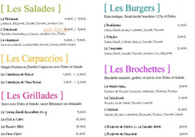 Le A Crepe menu