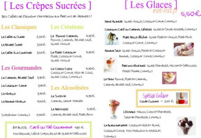 Le A Crepe menu