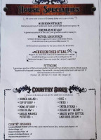 Grubsteak Mining Company menu