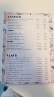 Bonheur De Pan menu