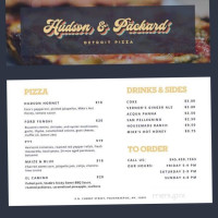 Hudson Packard menu