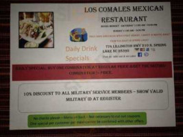 Los Comales Mexican food