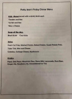 Patty Jean's Country menu