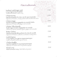 Karma Lounge menu