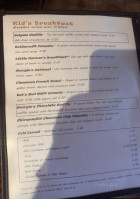 Georgie's Beachside Grill menu