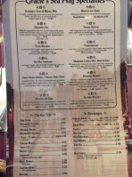 Gracie's Sea Hag  menu