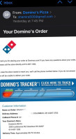 Domino's Pizza food