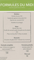 Brasserie le Continental menu