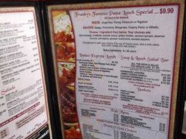 Frank & Linda's Diner menu