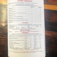 Sportsman's Pub-n-grub menu