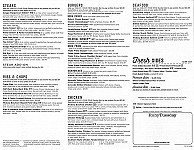 Ruby Tuesday menu