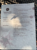 Scott Harvey Wines Tasting Room menu